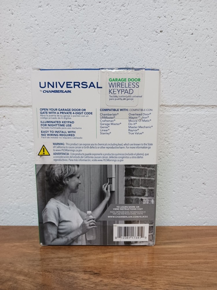 Universal By Chamberlain Garage Door Wireless Keypad