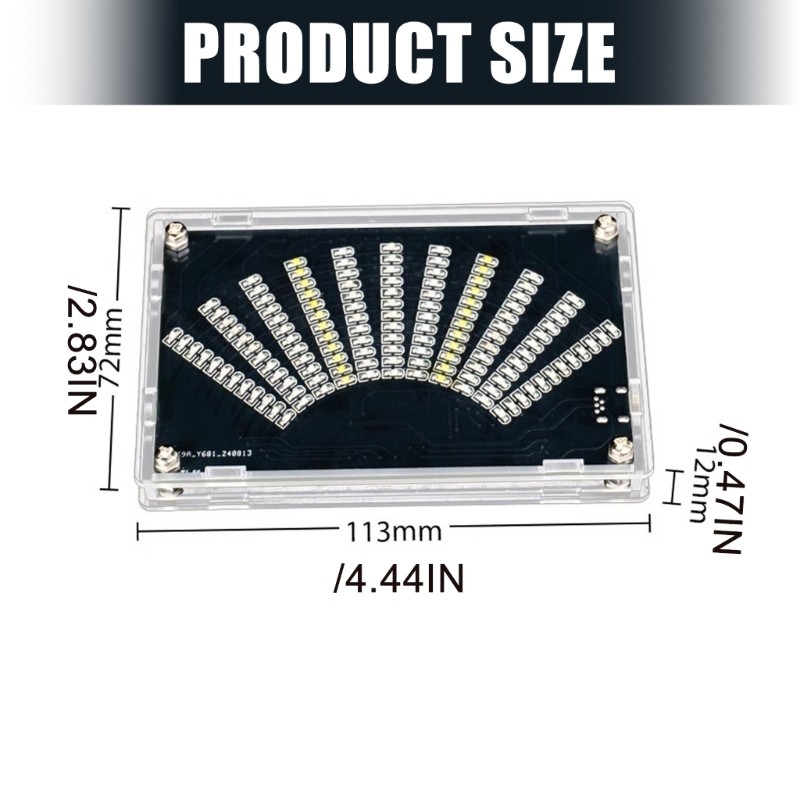 Interactive Sound Spectrum Analyzers Kit With Adjustable Parameters And Detailed