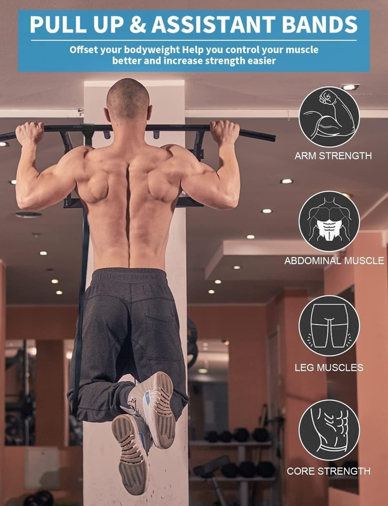 Resistance Bands Set for Pull Up Assistance