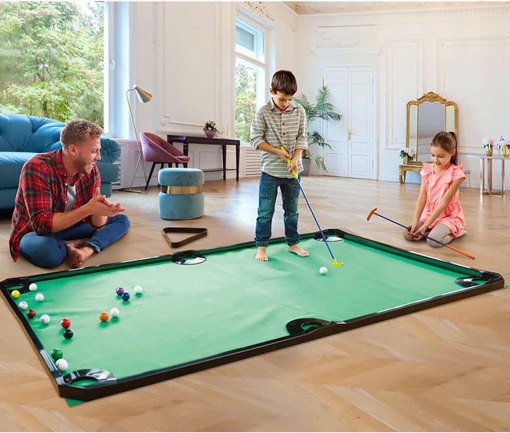 Golf Game -Combining Mini Pool Table & Golf - World’s Largest Putting Green I...