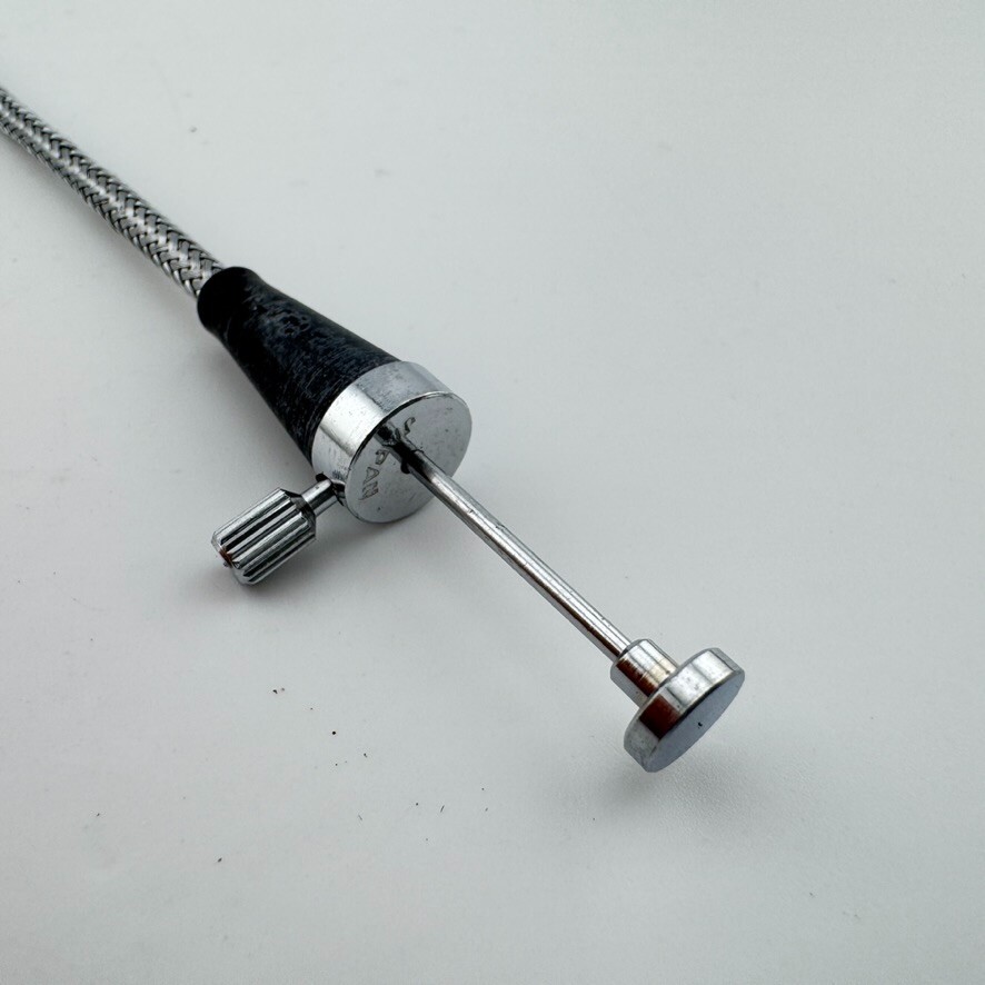 10” Vintage Camera Remote Shutter Release Trigger Lockable Cable Japan