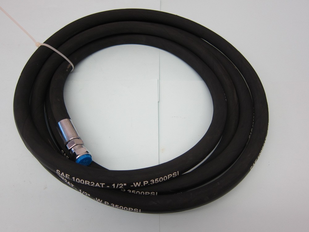 Lowrider Hydraulics 1/2" hose, 15 ft, chrome ends, 2 pack
