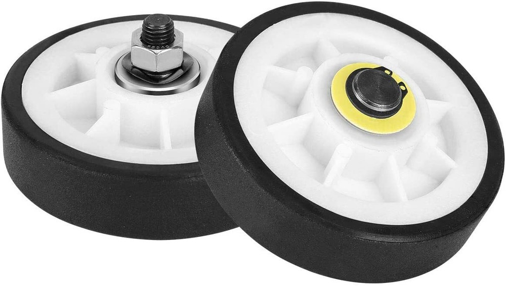 2 Pack 303373K Dryer Roller Wheel Drum Support Kit Including Dryer Drum Support