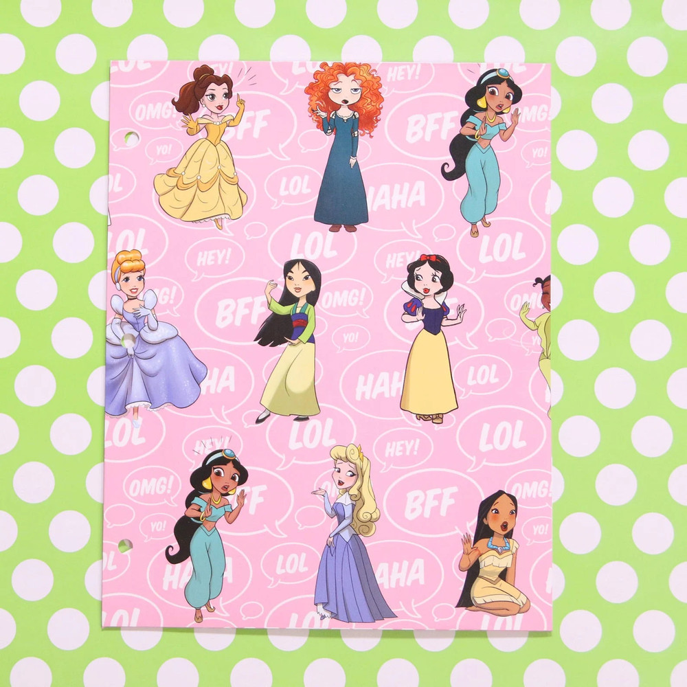Disney Princess Comic Two Packet Folder Organizer