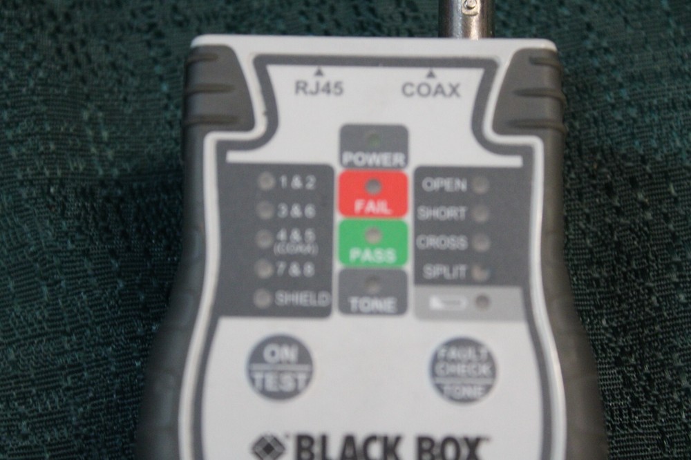 BlackBox EZ Check Cable Tester - NEW - Unit Only - No Cables