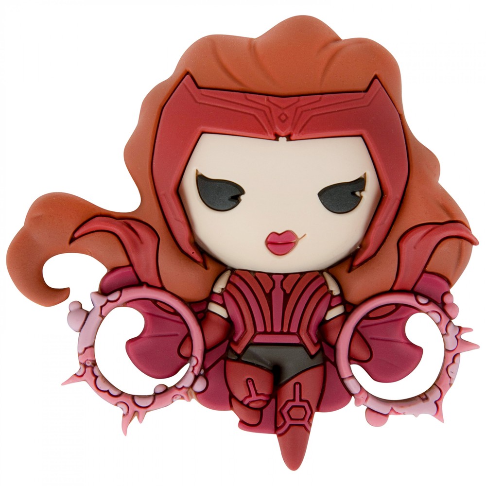 Scarlet Witch Chibi 3D Foam Magnet Red