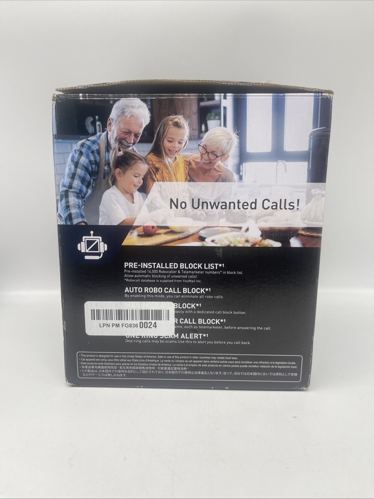 Panasonic Cordless Phone System Answering Machine 4 Handset Bluetooth New!!