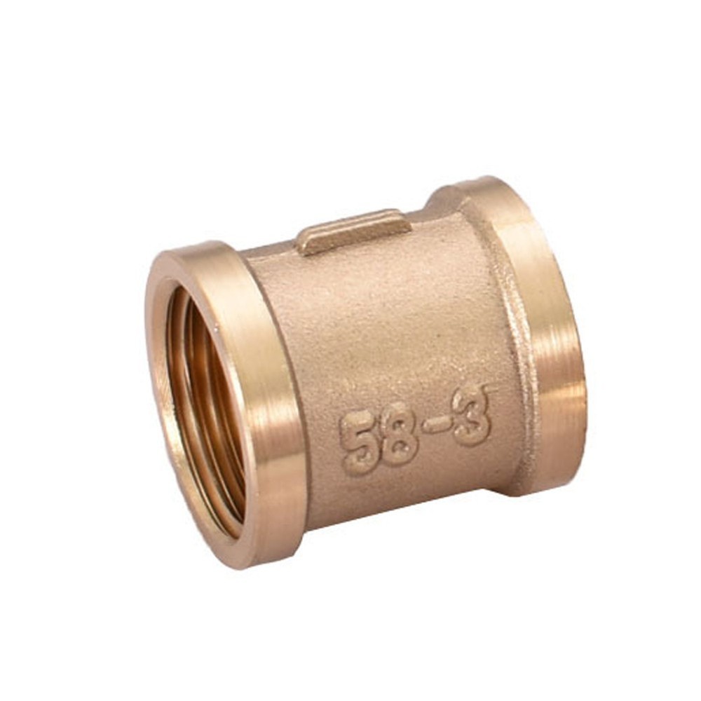 Brass Connector for For pipes 20mm Double Internal Threaded Durability