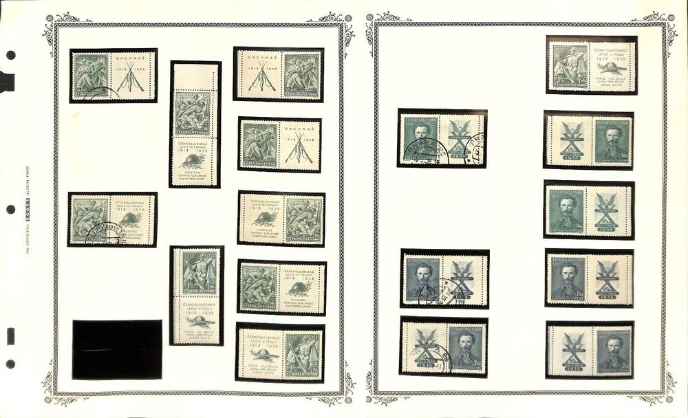 Czechoslovakia Stamp Collection, Specialized World War 2 Overprints & Label (CD)