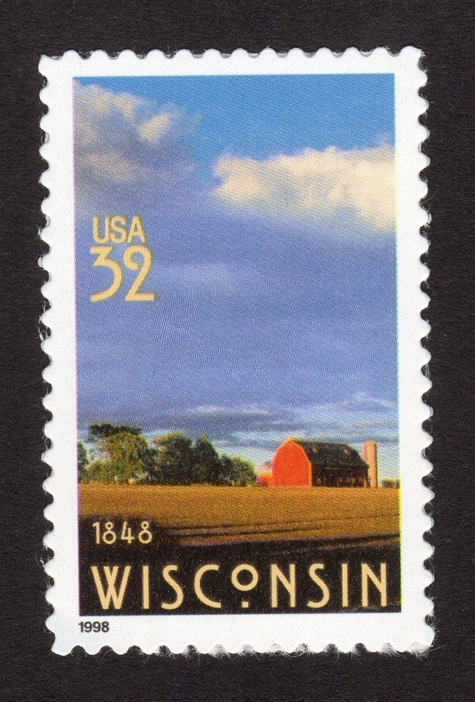 Scott #3206 Wisconsin Single Stamp - MNH