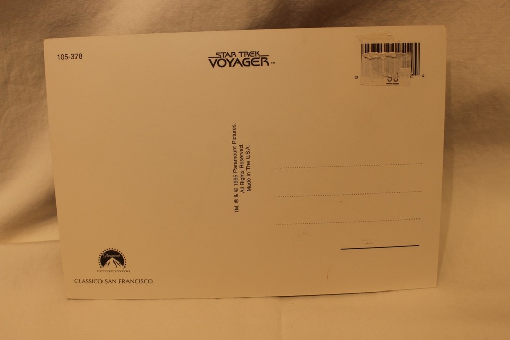 Star Trek Voy Capt Janeway Post Card