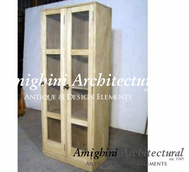 C – Antique Wardrobe Two Right Hand Doors with Screen. A3107