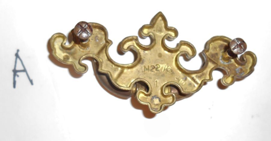 Vintage Chippendale Drawer Pulls Brass Colonial Bat Wing 5 to Chose from