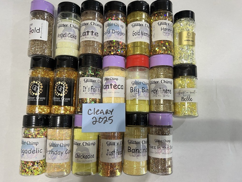 199 Bottles Mostly Glitter Chimp Glitter