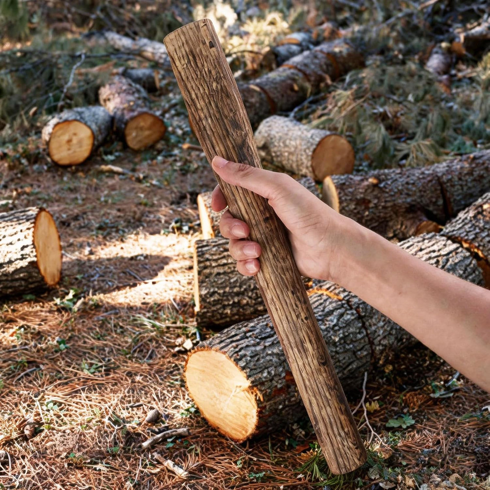 2-Pack 16.8" Beech Wood Axe Handles for Competition Throwing Axe, Replacement K