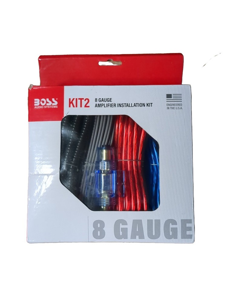 BOSS Audio KIT2 8 Gauge Amplifier Installation Kit