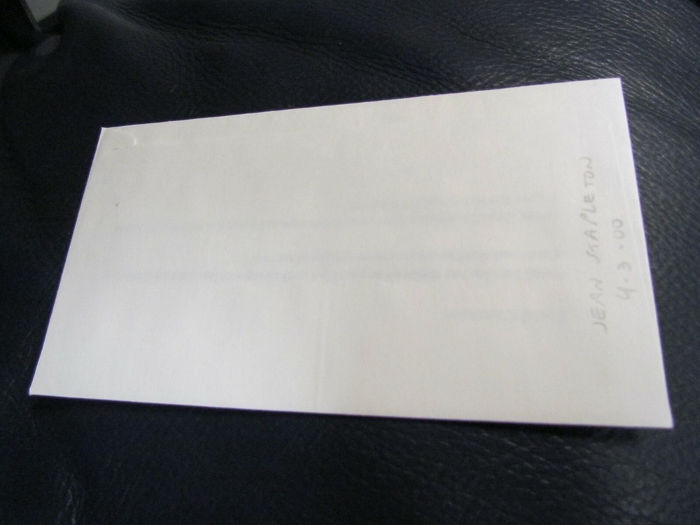 Jean Stapleton Signed Autographed 1st First Day Cover Envelope