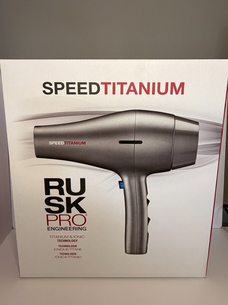 RUSK PRO Speed Titanium and Ionic Hair Dryer