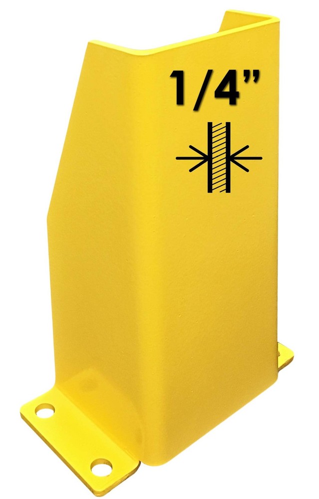 Electriduct Steel Pallet Rack Frame Guard Forklift Post Protector 4.75" U Cha...