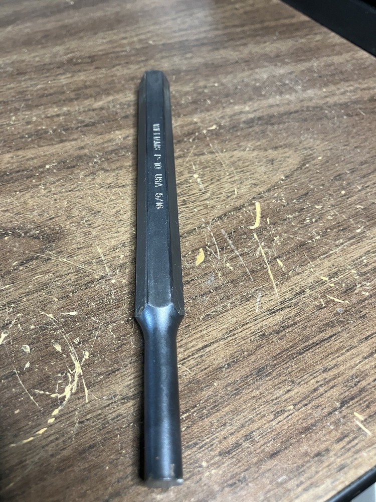 Williams Tools P-10 Pin Punch 5/16" 6" Long USA Made