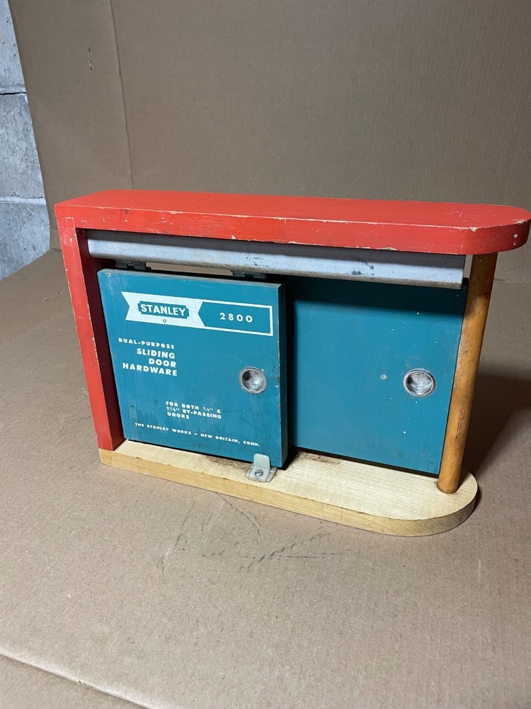 Vintage Sliding Door Salesman Sample Display