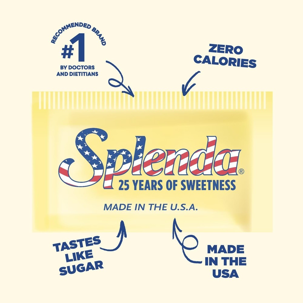 Portable 2000 Count Zero Calorie Sweetener Packets - Always Sweet, Never Guilty