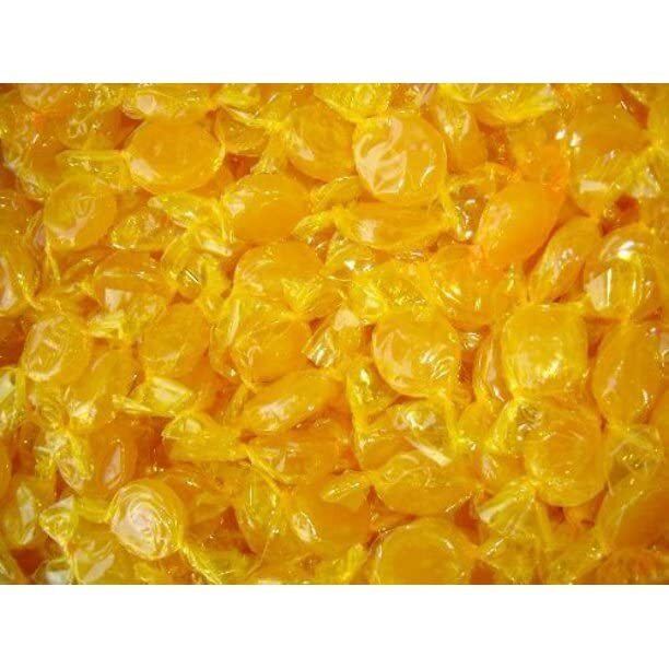 Bayside Candy Butterscotch Hard Candy - Individually Wrapped Candy - Yellow