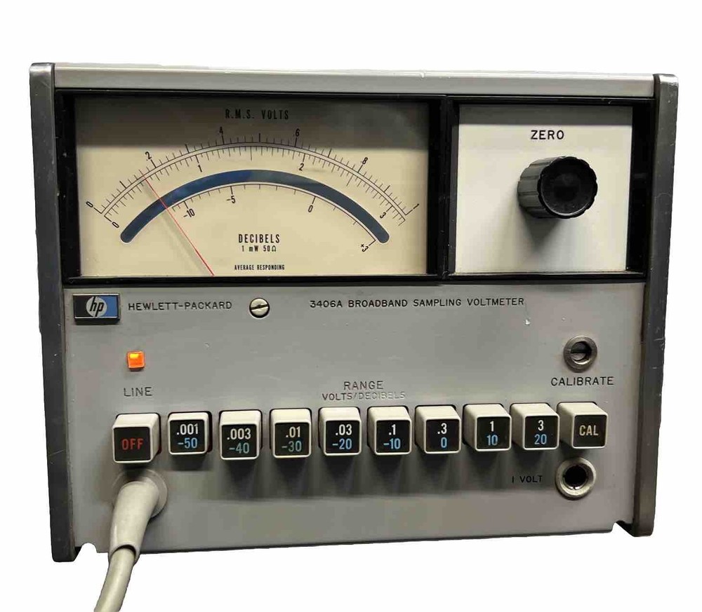 HP HEWLETT PACKARD 3406A BROADBAND SAMPLING VOLTMETER