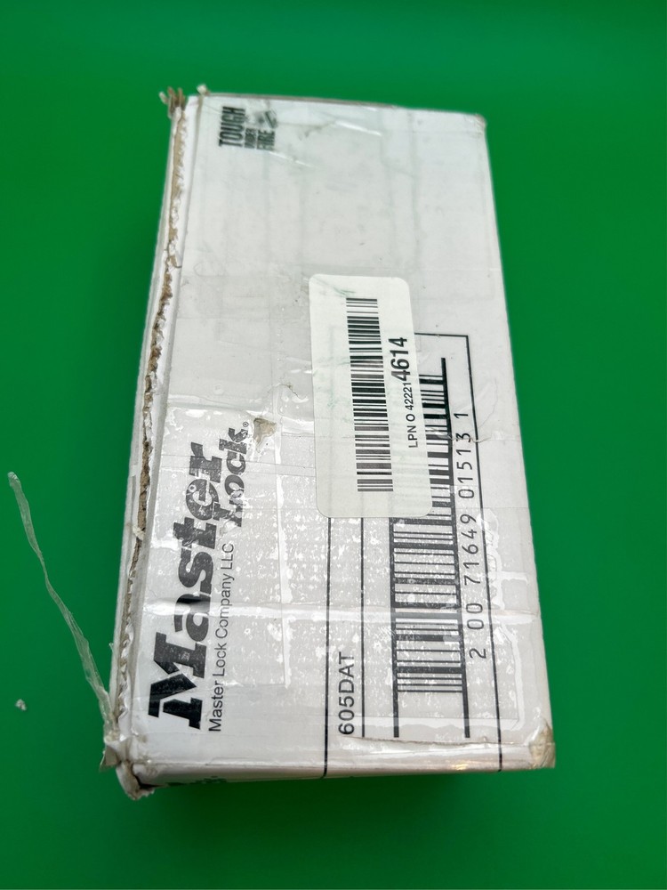 4 PACK Master Lock Solid Brass Coupler Latch Trailer Lock, With 3/4in. Shackle,