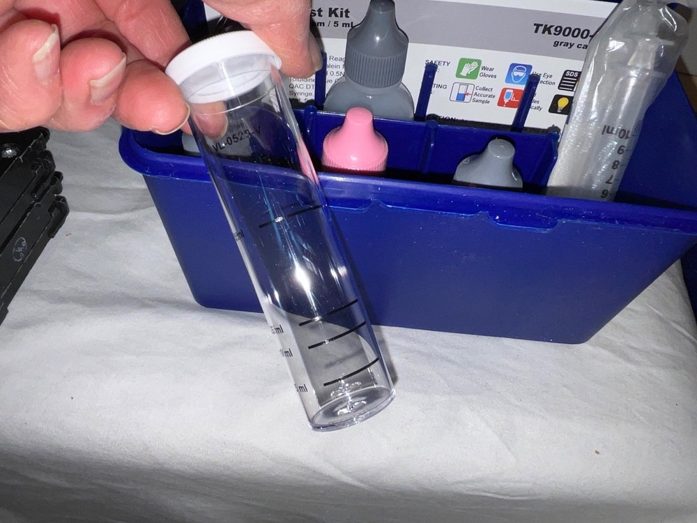 QVortex Quat Test Kit Code QVTK9000-Z 1 Drop 10ppm/ 5mL Sealed NEW OPEN