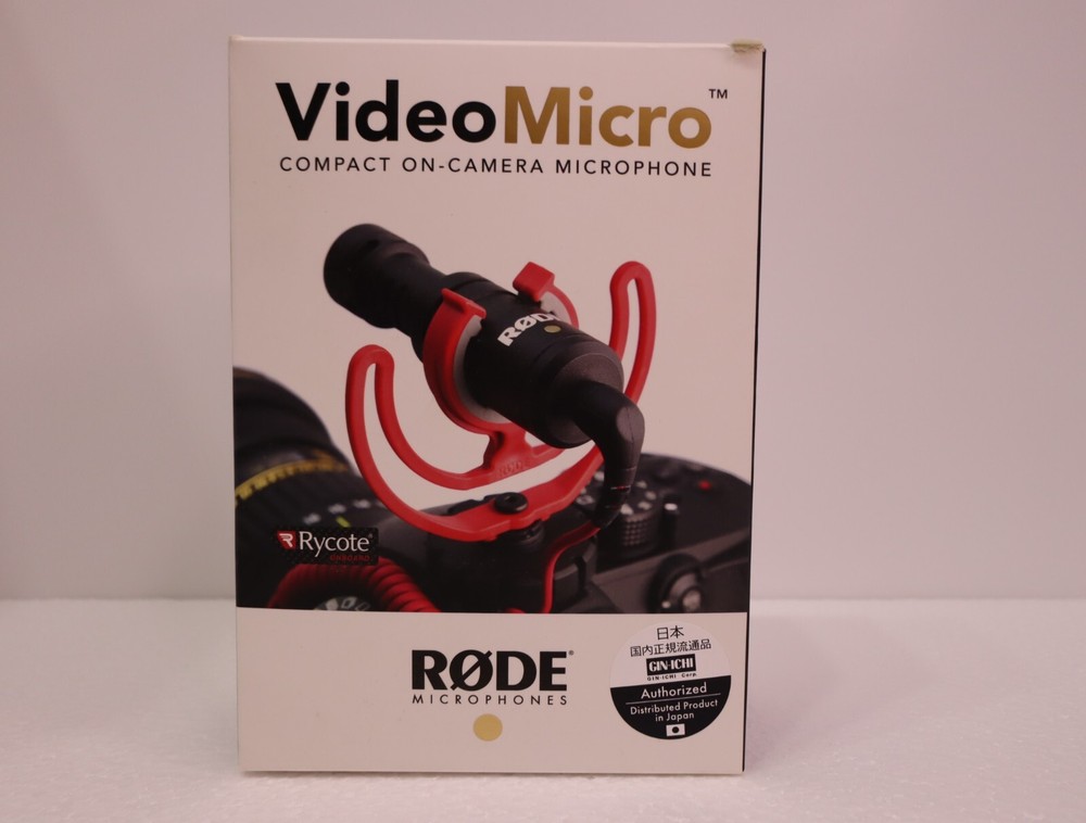 VideoMicro / CONPACT ON CAMERA MICROPHONE / RODE.COM From JAPAN
