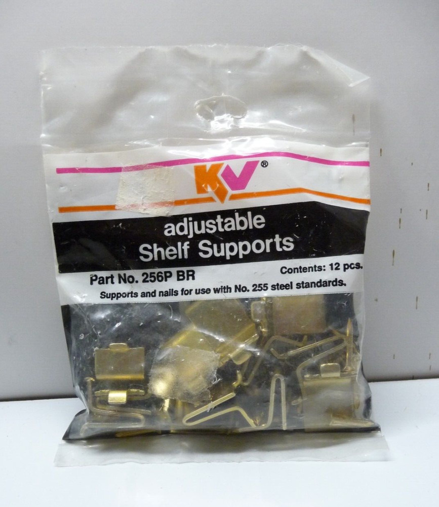 12 Pack: Knape & Vogt 256P BR Shelf Support