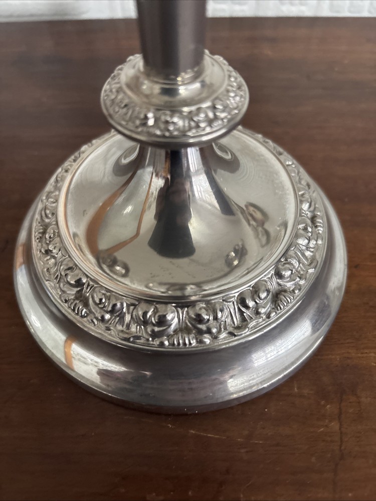 Vintage Silver Plated 29cm 3 Branch Candelabra