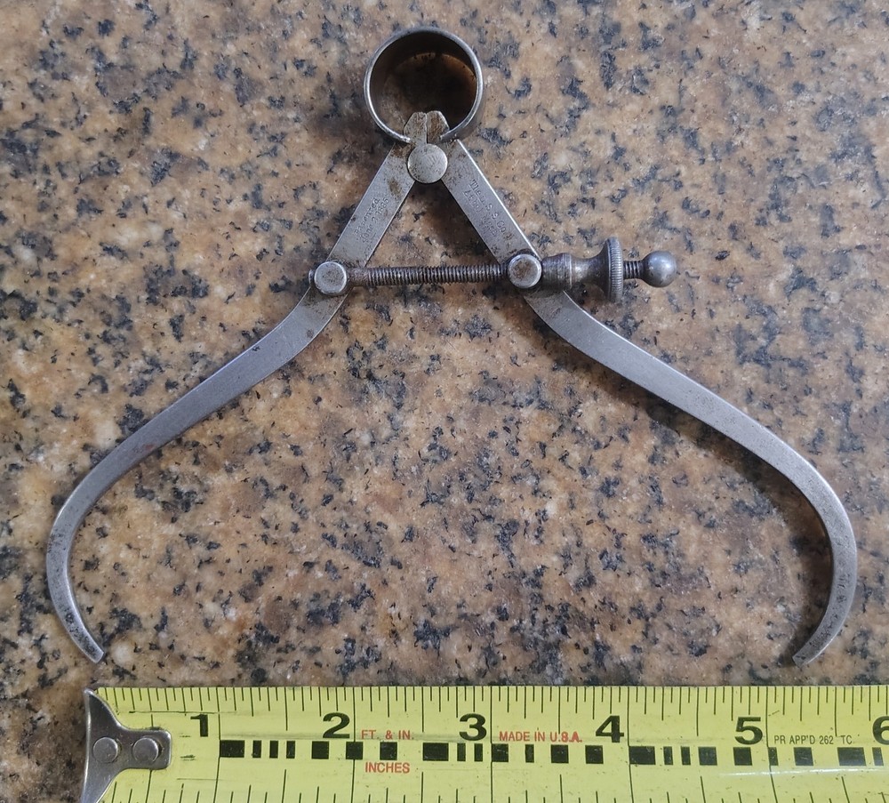 🗽 VINTAGE STARRETT 6" CALIPER