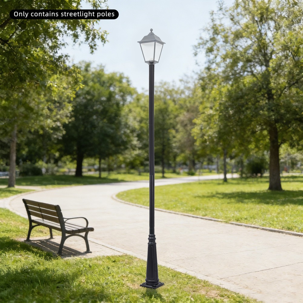 Light Post Split-Type Light Post Outdoor Light Post Top Globe Iron