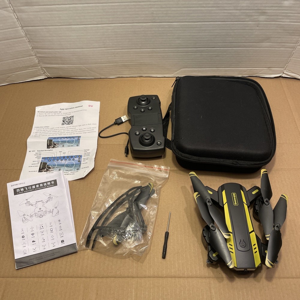 Drone pro. New With Case, Manual. No Battery Pack.