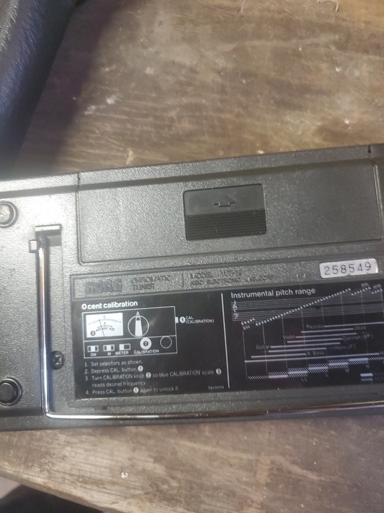 KORG #WT-12 CHROMATIC TUNER - W/CASE (JAPAN)
