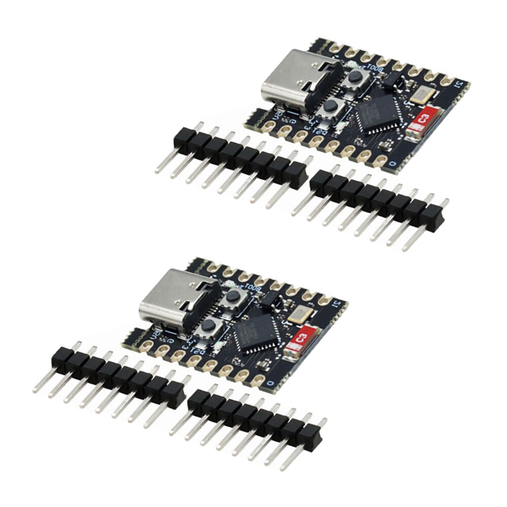 2PCS ESP32-C3 Super Mini WiFi Bluetooth Development Board RISC-V UART I2C SPI
