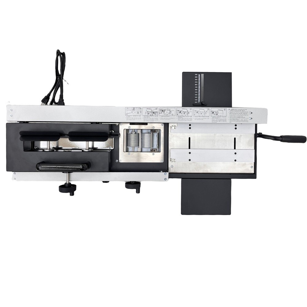 A4 Double Roll Applicator Desktop Hot Melt Glue Binding Machine Hot Glue Binder