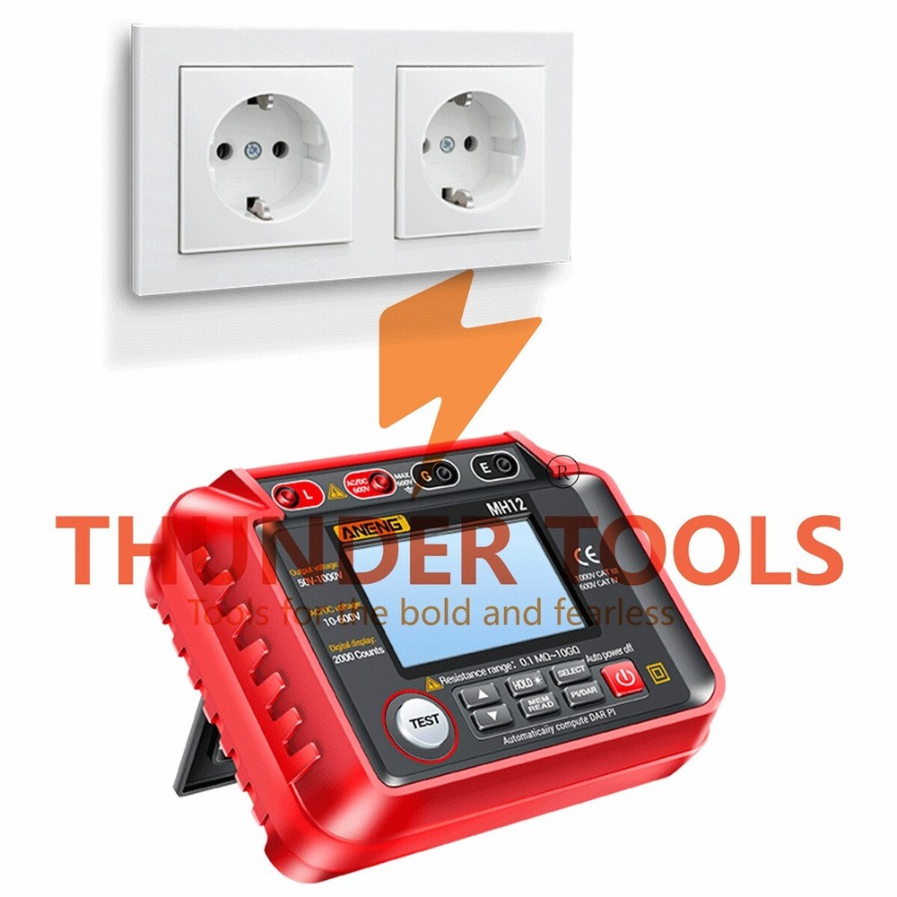 Thunder Tools ANENG MH12 Insulation Resistance Tester Shaking Table High