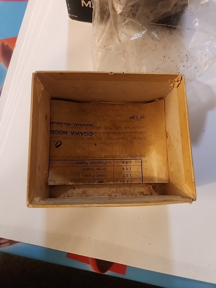 OS Max 10 R/C Model Airplane Glow Engine With Box And Paperwork