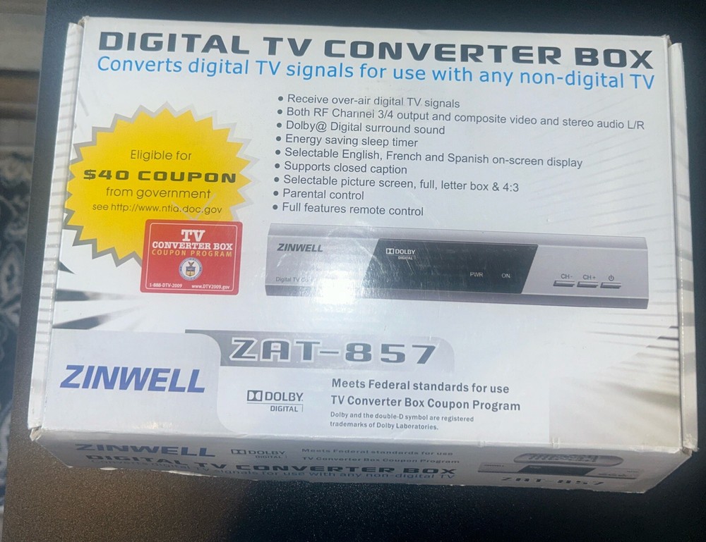 ZAt-857 Digital Converter Box Unwell