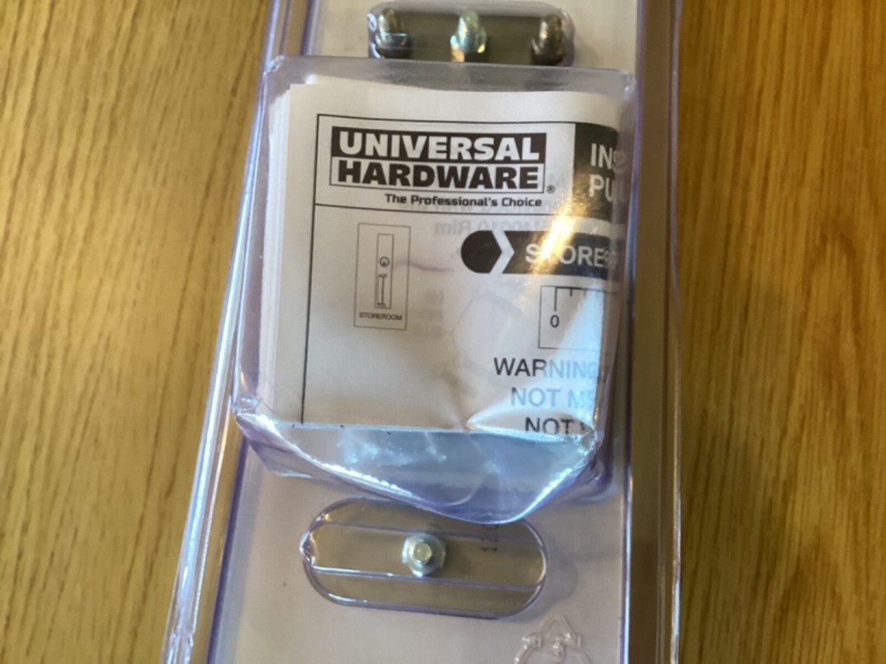 Universal Hardware Commercial Stainless Steel Pull Handle, UH40011 - NEW