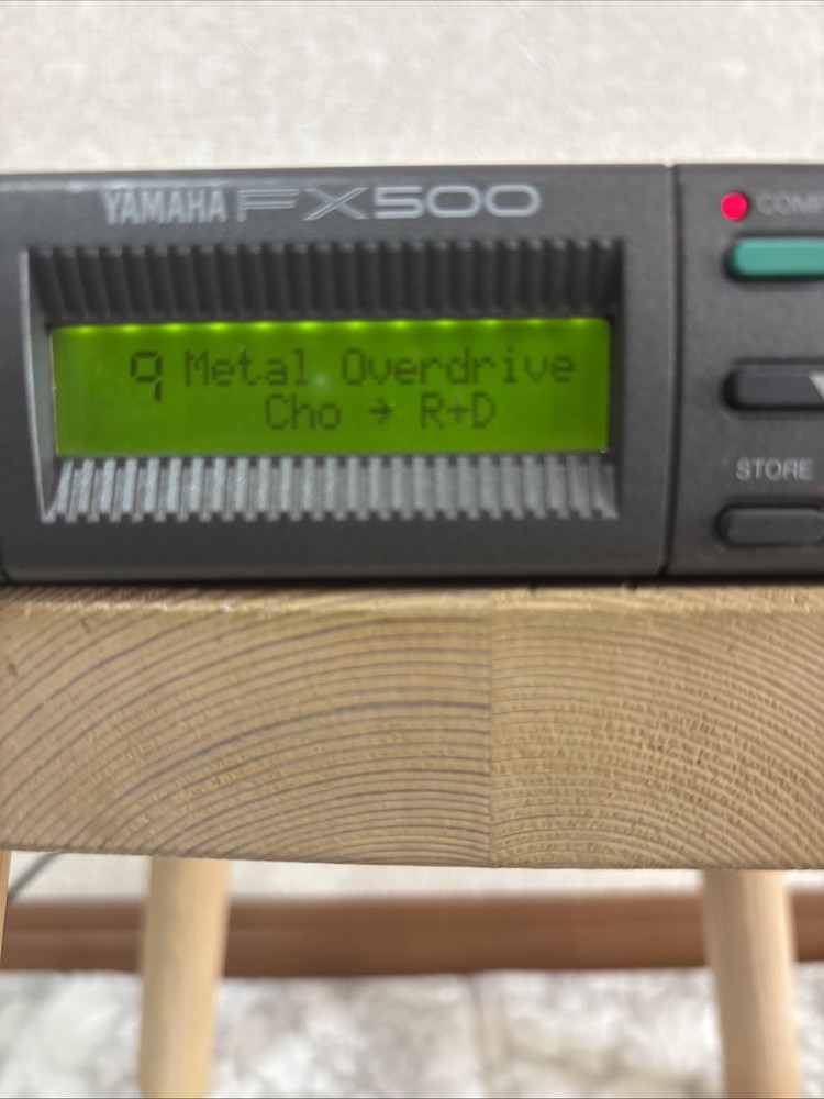 YAMAHA FX500 SIMUL-EFFECT PROCESSOR Guitar Effect TESTED JAPAN