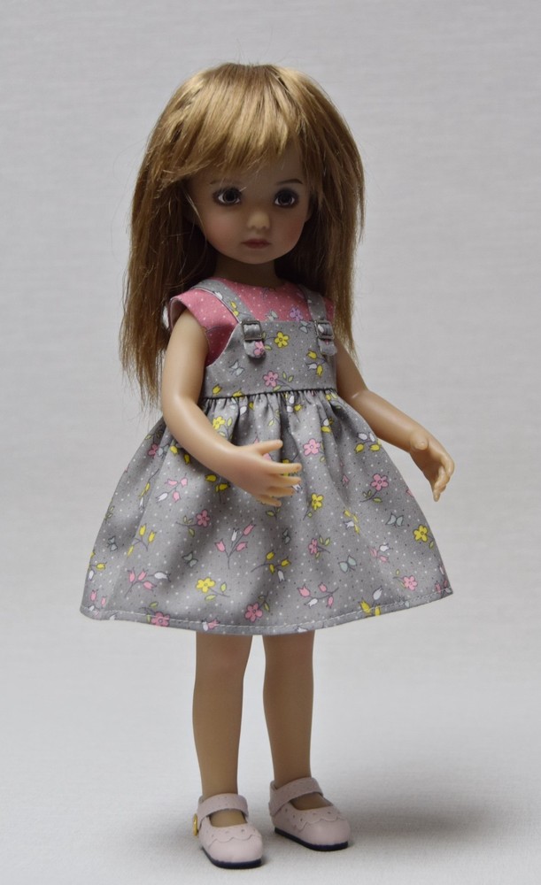 PDF Pattern&Tutorial - Top & Pinafore For Meadow Dumpling & Effner L'il Dreamer