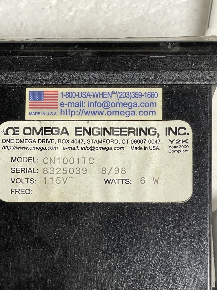 OMEGA Temperature Controller MODEL: CN 1001TC