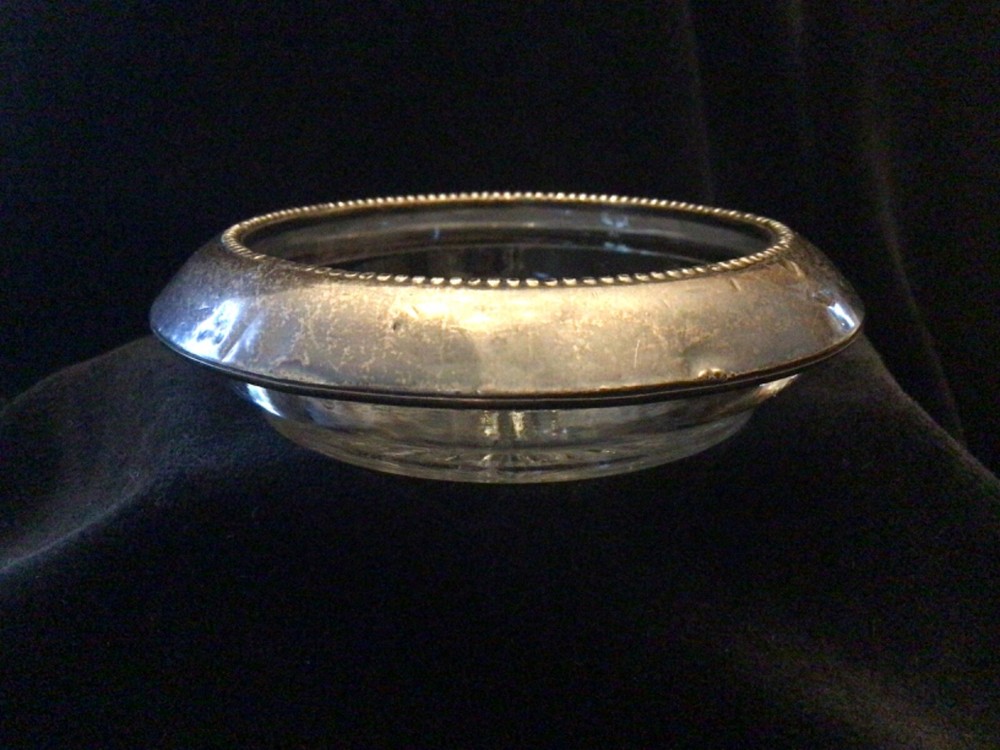 Frank M. Whiting & Co. - Coaster/Sterling Silver Rim
