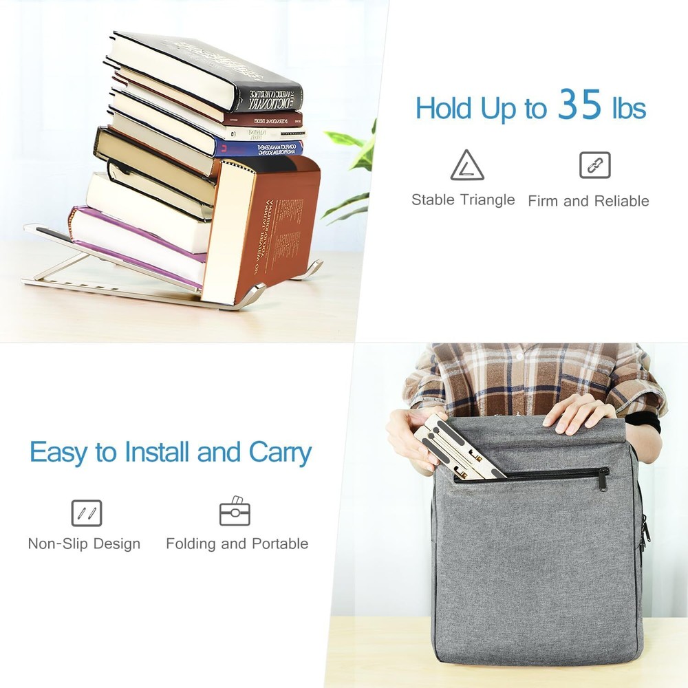 ivoler Laptop Stand, Holder Riser Computer Tablet 6 E-Starlight