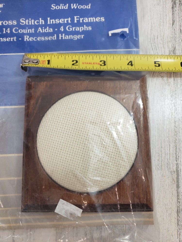 Raymar Counted Cross Stitch Insert Wood Frame Blank 14 ct