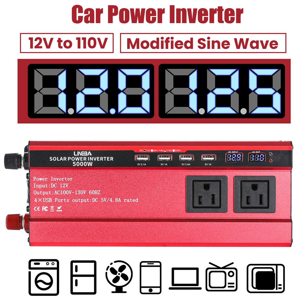 200W Foldable Mono Solar Panel & Charge Controller+Power Inverter for RV Camper